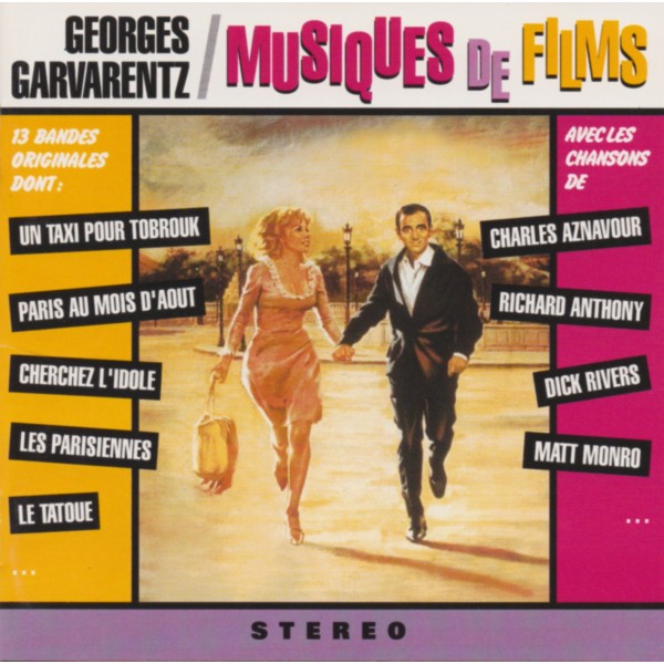 GEORGES GARVARENTZ : MUSIQUES DE FILMS